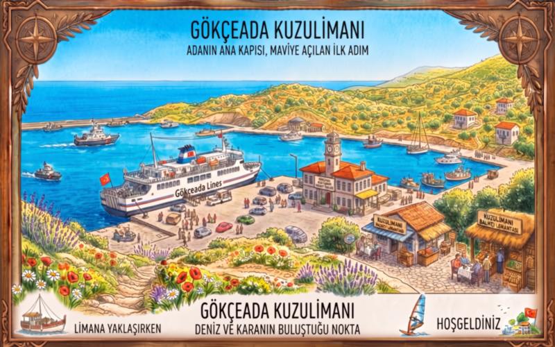 Kuzulimanı Gökçeada Genel Görünüm
