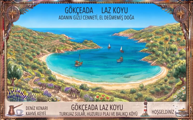 Lazkoyu Gökçeada Genel Görünüm