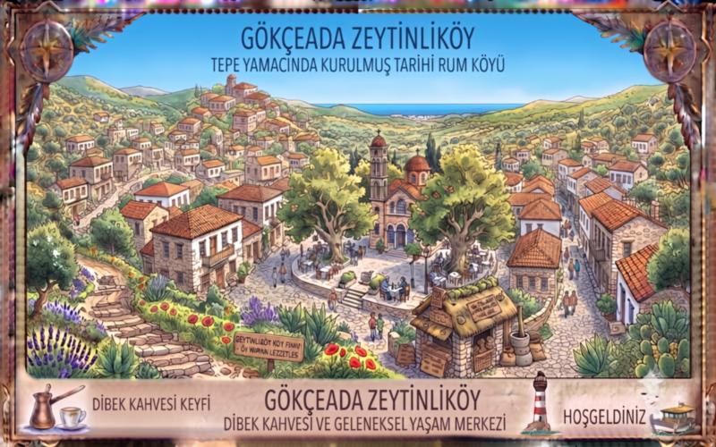 Zeytinliköy Gökçeada Genel Görünüm