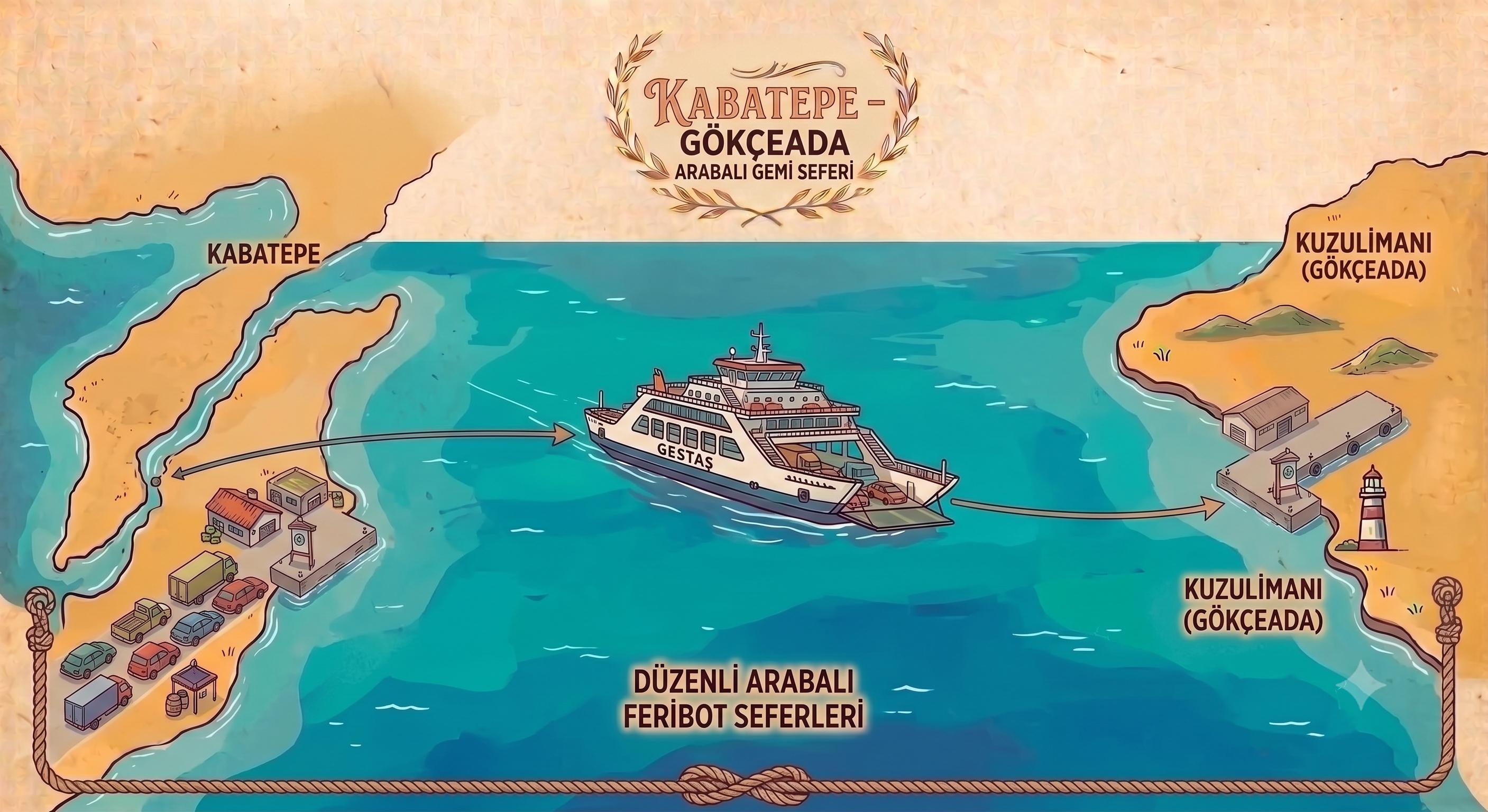 gemi ulaşımı Gökçeada